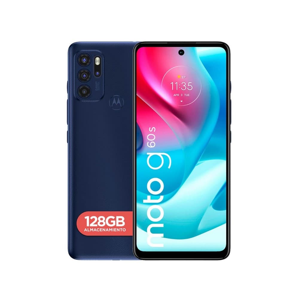 Celular Motorola G60S Azul 128GB, vista 1
