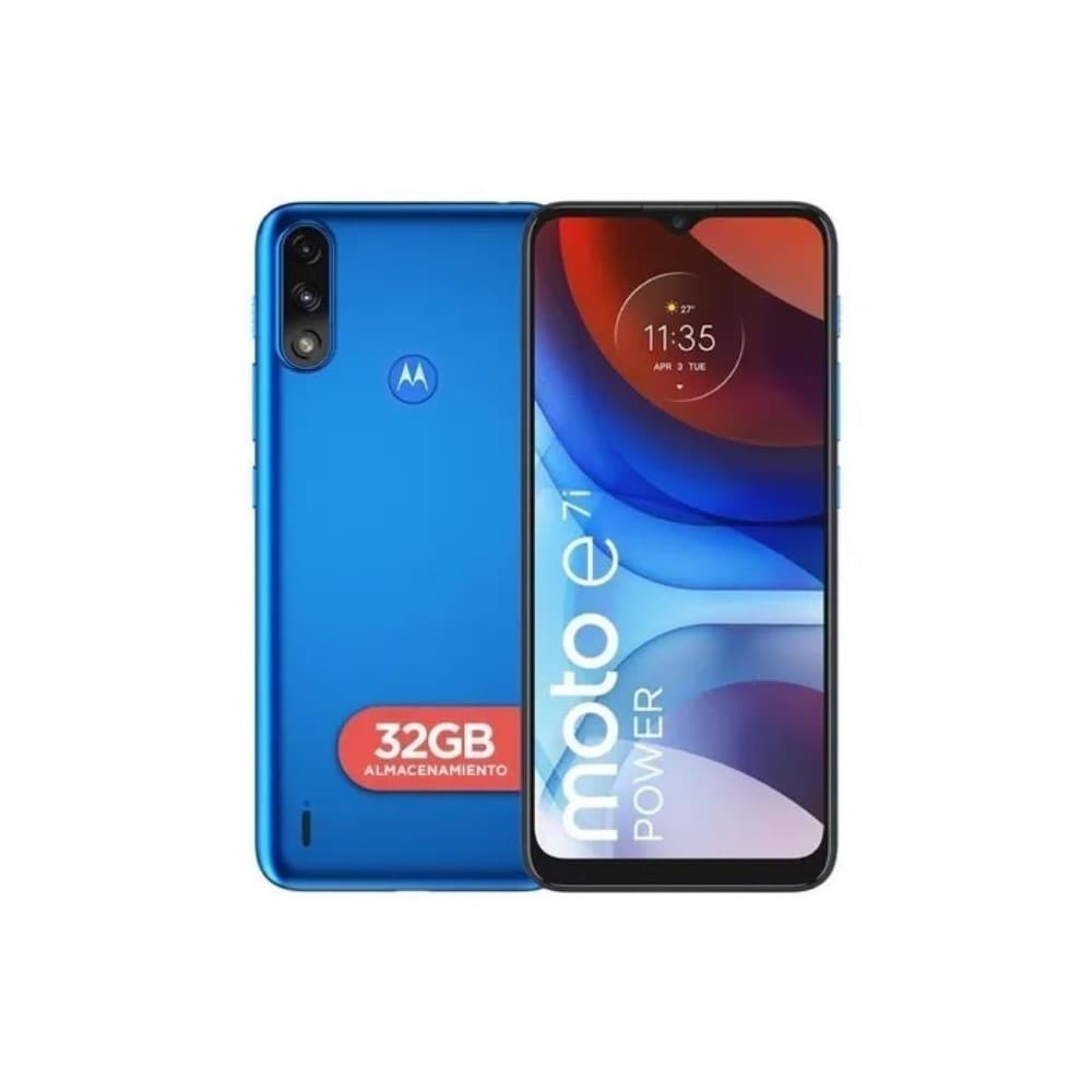 Celular Motorola Moto E7 I Power 32GB Azul, vista 1