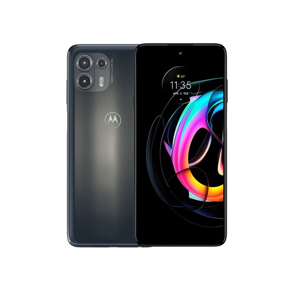 Celular Moto Edge 20 Lite gris 128GB, vista 1