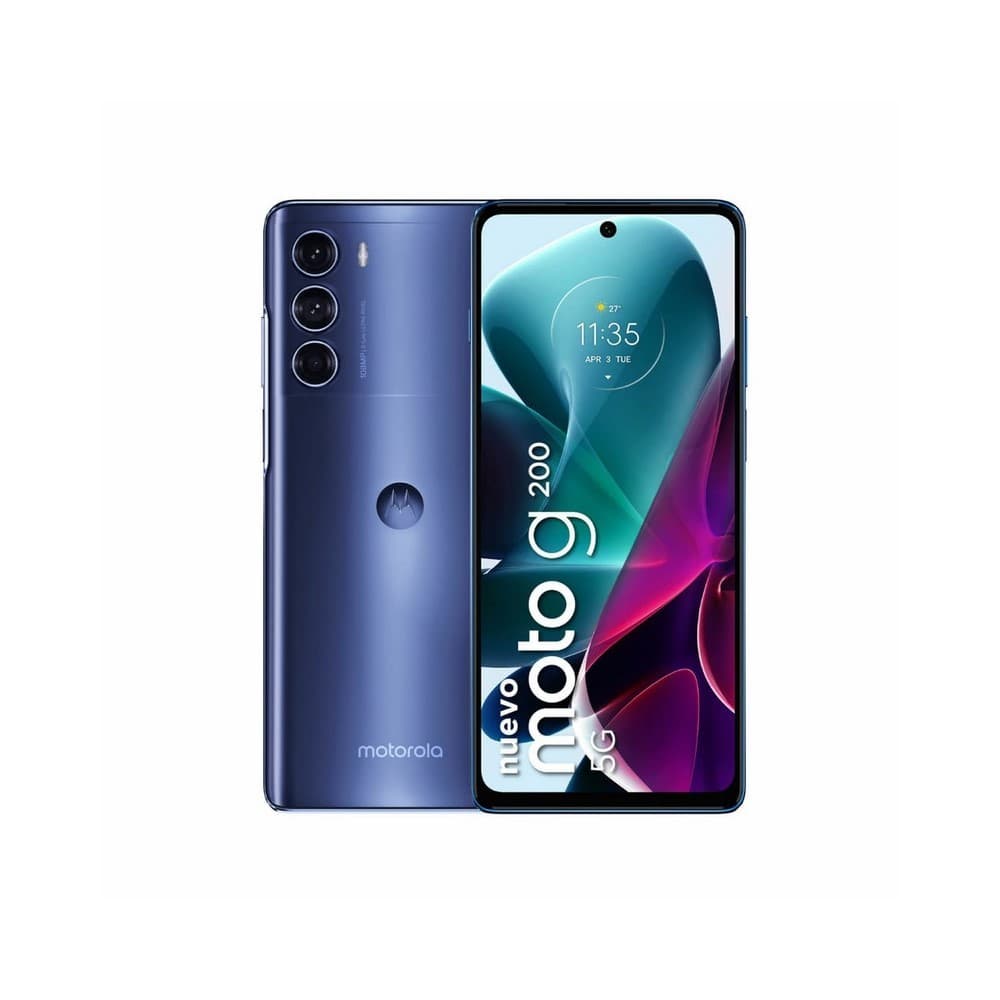 Celular Moto G200  Morado+READY FOR AJUSTABLE DOCK PARA MOTO G200, vista 1