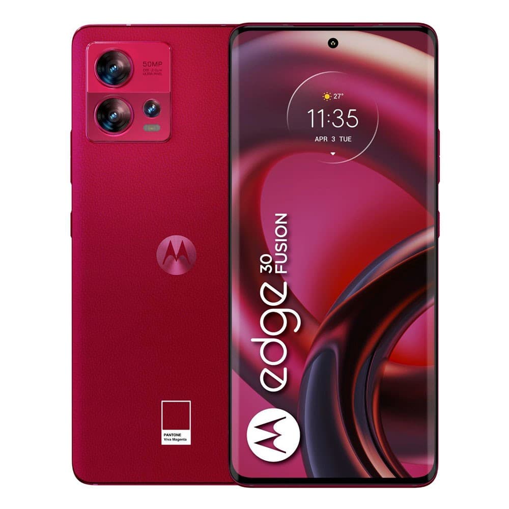 Celular Motorola EDGE 30 Fusion Viva Magenta, vista 1