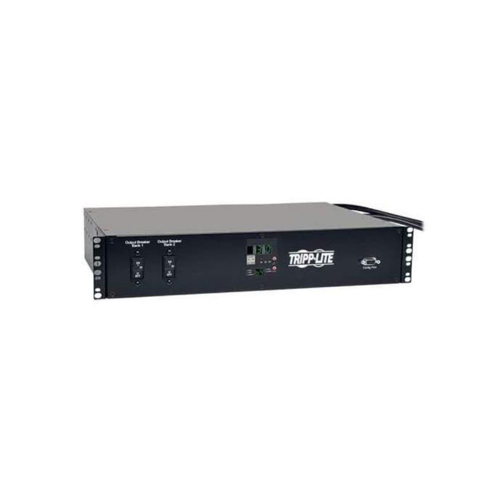 PDU Monofásico con ATS - Medidor Digital/Switch Transferencia Automática, 30A a 208/240V, 2U Rack, vista 1