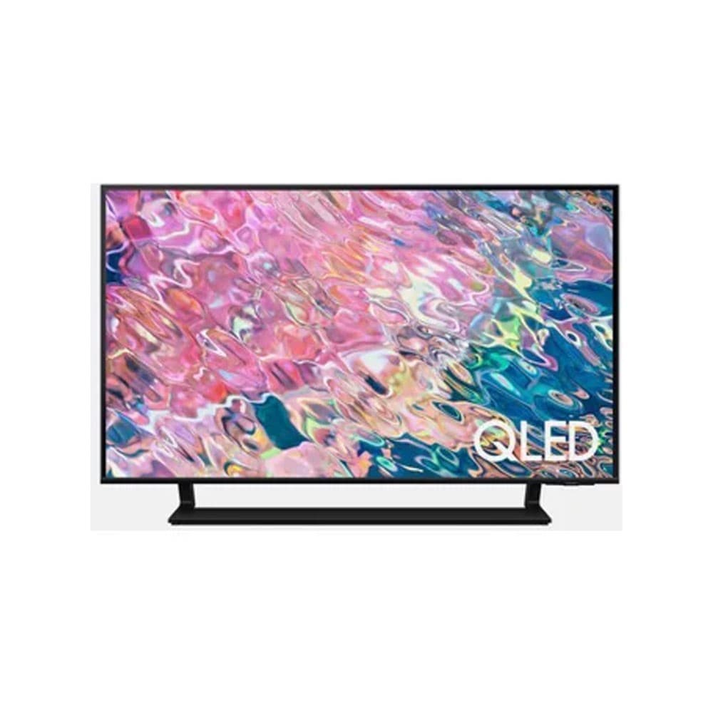 Televisor Samsung FLAT QLED Smart TV 43 pulgadas, UHD 4K  /3,840 x 2,160 / DVB-T2 / Procesador Quantum Bluetooth / Dual Led / asistente de voz /  modo ambiente/ Modo Juego/  HDMI x 3 / USB x 2 /LAN/ abre y edita archivos de Office/ Control Solar/Garantía 1 año, vista 1
