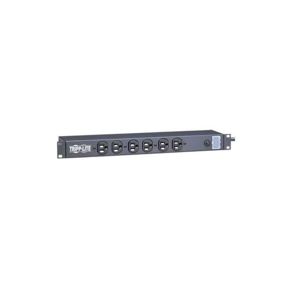 Multitoma Monofásica Estándar, 15A 120V, Instalación Horizontal 1U de Rack, 13 Tomacorrientes NEMA 5, vista 1