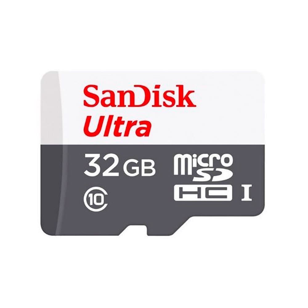 Tarjeta microSD SanDisk Ultra 32GB UHS-I Clase 10 Hasta 100MB/s, vista 1