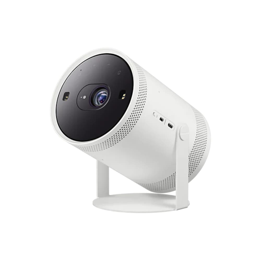 Televisor proyecto/smart hub/fullHD/1920X1080/30 A 100 pulgadas/550lumenes/sonido 360°/5vatios(RMS)/sistema operativo tizen/bixby/BT 5.2/ wifi/peso800G/www.samsung.com.co, vista 1