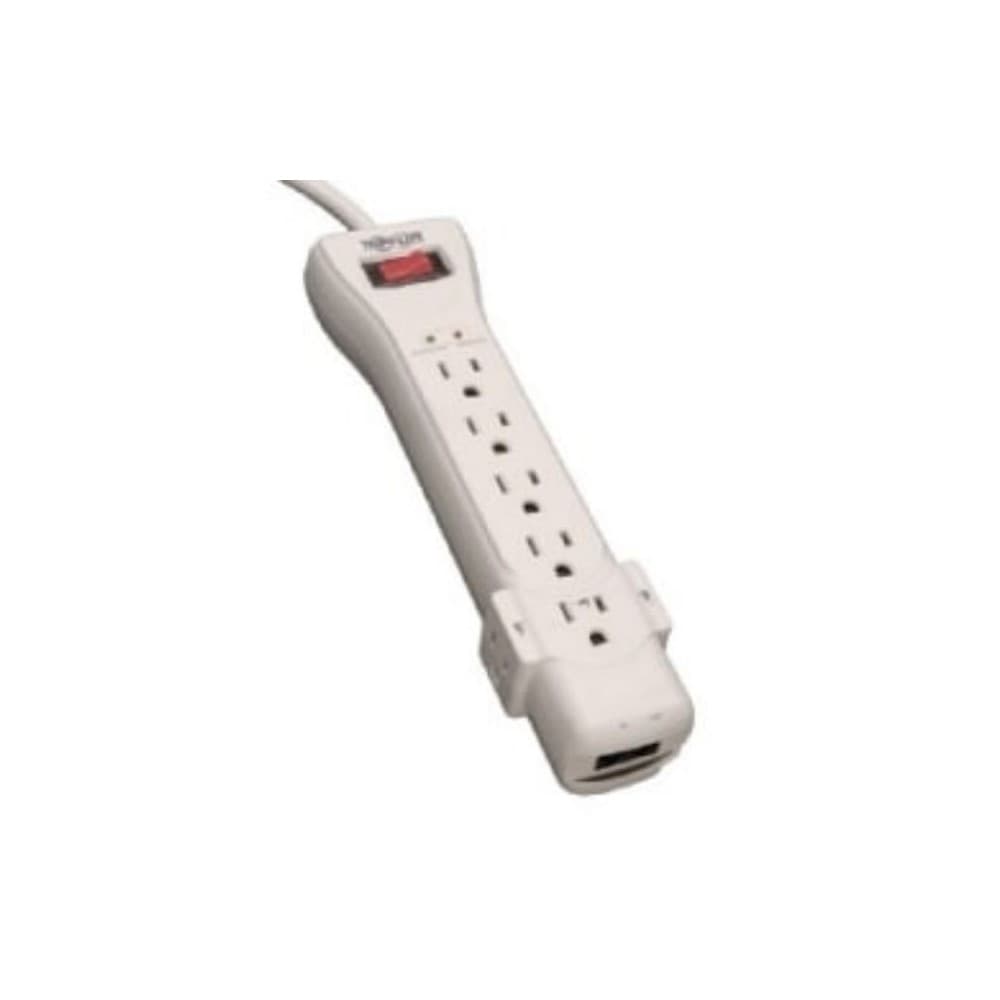 Protector contra sobretensiones Protect It!, de 7 tomacorrientes, 4.58 m [15 pies]. Cable, 2520 Joules, protección para fax/módem, RJ11, vista 1