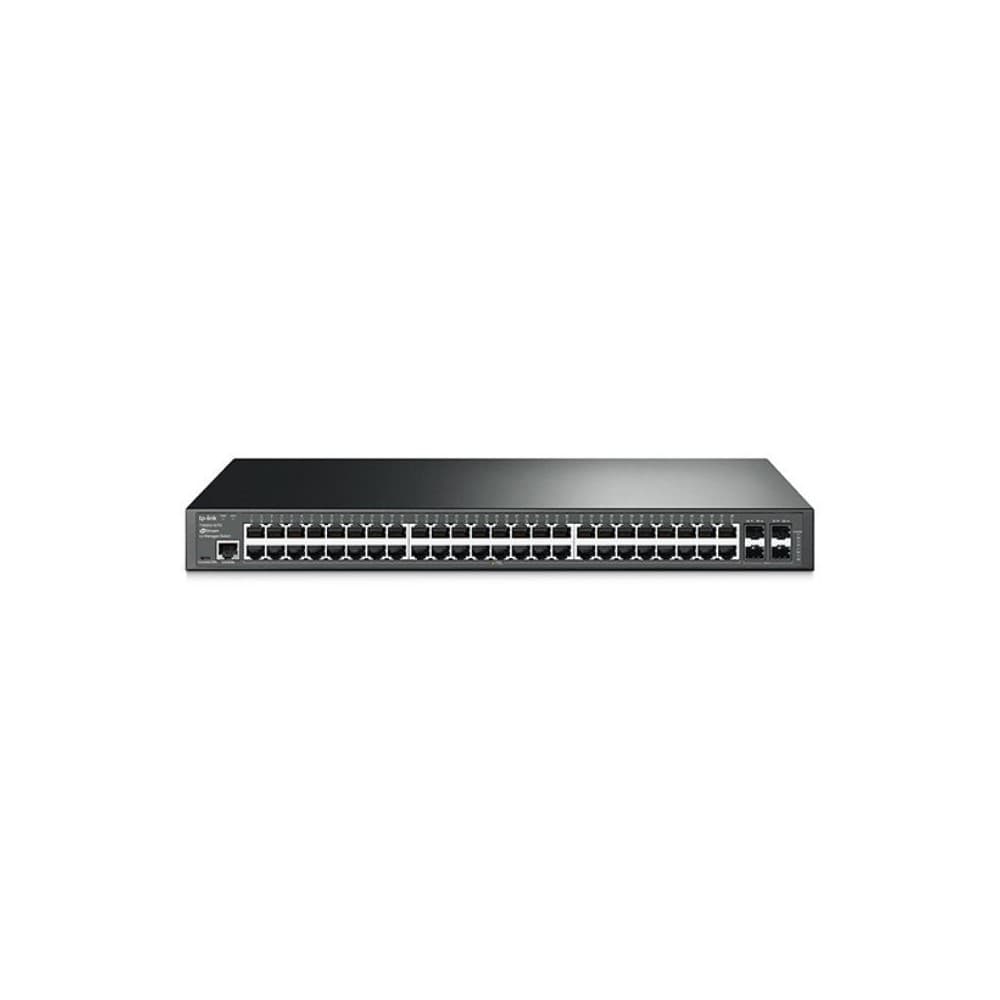 Switch TP-LINK Administrable de 48 Puertos Gigabit L2 con 4 Ranuras SFP JetStream, vista 1