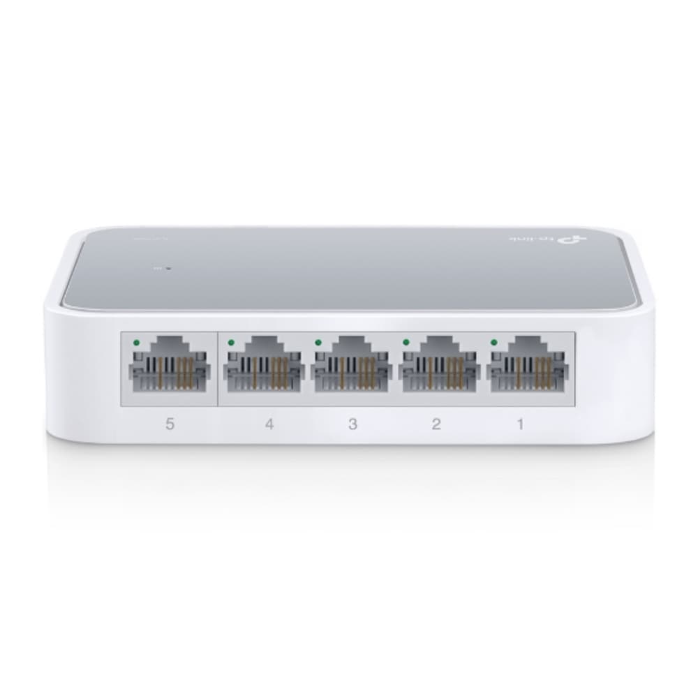 Switch TP-LINK  NO administrable 5 puertos RJ4510/100Mbps Auto-Negociación los, compatible con Auto, vista 1