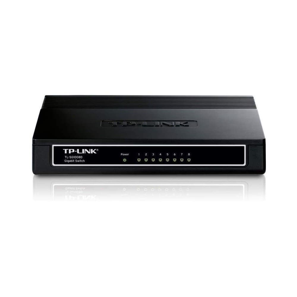 Switch TP-LINK NO administrable de 8 puertos de escritorio, vista 1