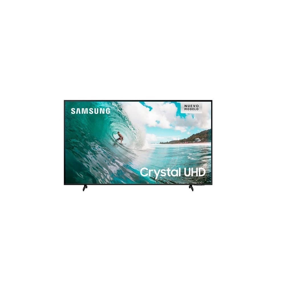 Televisor Samsung FLAT LED Smart TV 50 pulgadas Crystal UHD 4K  /3,840 x 2,160 / DVB-T2 /LAN/ Bluetooth/ AirPlay 2 / Bixby desde el control /modo ambiente/ Modo Juego/ HDMI x 3/ USB x2 /abre y edita archivos de Office/ control de voz/Garantía 1 año, vista 1
