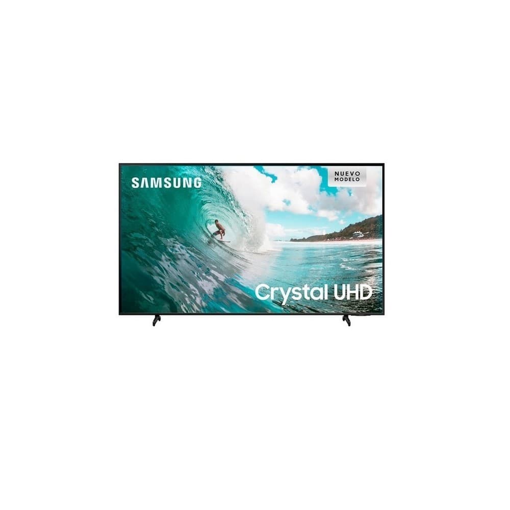 Televisor Samsung FLAT LED Smart TV 75 pulgadas Crystal UHD 4K  /3,840 x 2,160 / DVB-T2 /LAN/ Bluetooth/ AirPlay 2 / Bixby desde el control /modo ambiente/ Modo Juego/ HDMI x 3/ USB x2 /abre y edita archivos de Office/ control de voz/Garantía 1 año, vista 1