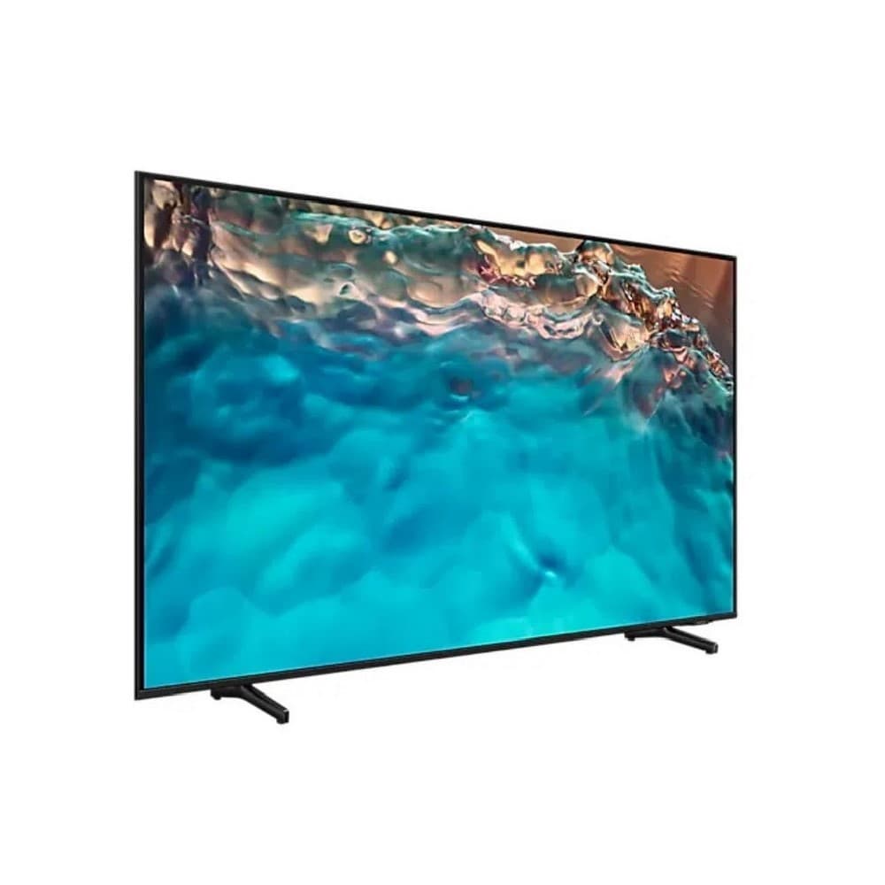Televisor Samsung FLAT LED Smart TV 85 pulgadas Crystal UHD 4K  /3,840 x 2,160 / DVB-T2 /LAN/ Bluetooth/ AirPlay 2 / Bixby desde el control /modo ambiente/ Modo Juego/ HDMI x 3/ USB x2 /abre y edita archivos de Office/ control de voz/Garantía 1 año, vista 1