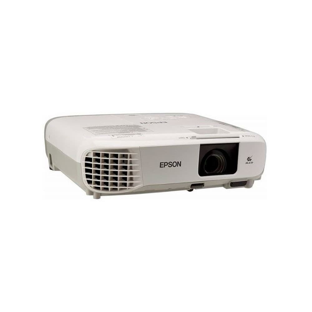 Video proyector Epson Power Lite X39/Tecnología: 3LCD/(3.500 lumens en Blanco y Color - Resolución XGA 1024 x 768) tiene RJ45, vista 1