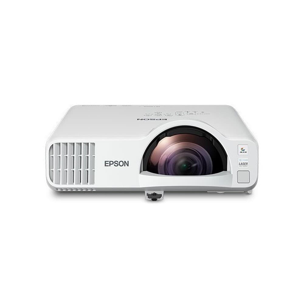 Videoproyector Epson PowerLite L200SW Láser Tiro Corto /Tecnología: 3LCD de 3 chips/3.800 lúmenes en Blanco y Color -Resolución WXGA 1280 x 800(HD)  (proporciona soporte inalámbrico y Miracast® integrado), Fuente de luz láser de 20.000 horas sin lámparas, vista 1