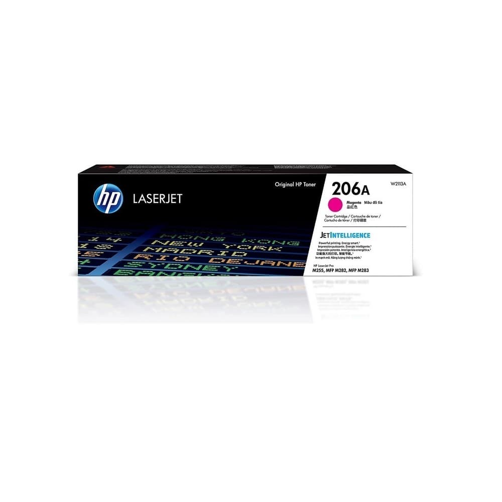 TONER HP MAGENTA 206A LASERJET PRO M255, M283  1.250 PAG, vista 1