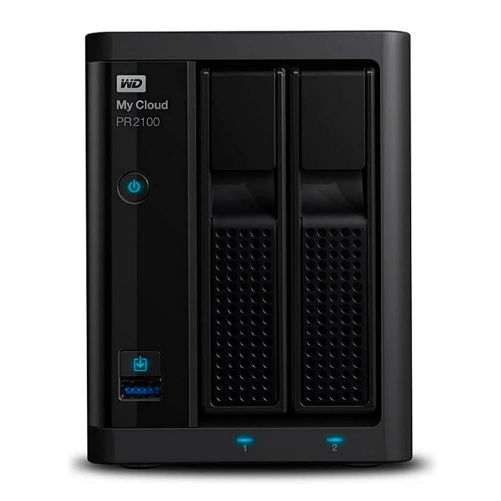 NAS  Western Digital My Cloud Pro Series PR2100 2 bahías 0TB (discos no incluidos), vista 1