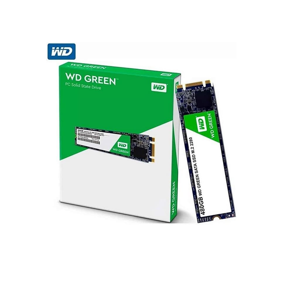 Unidad de estado sólido SSD Western Digital Green 480GB M.2 SATA 2280, vista 1
