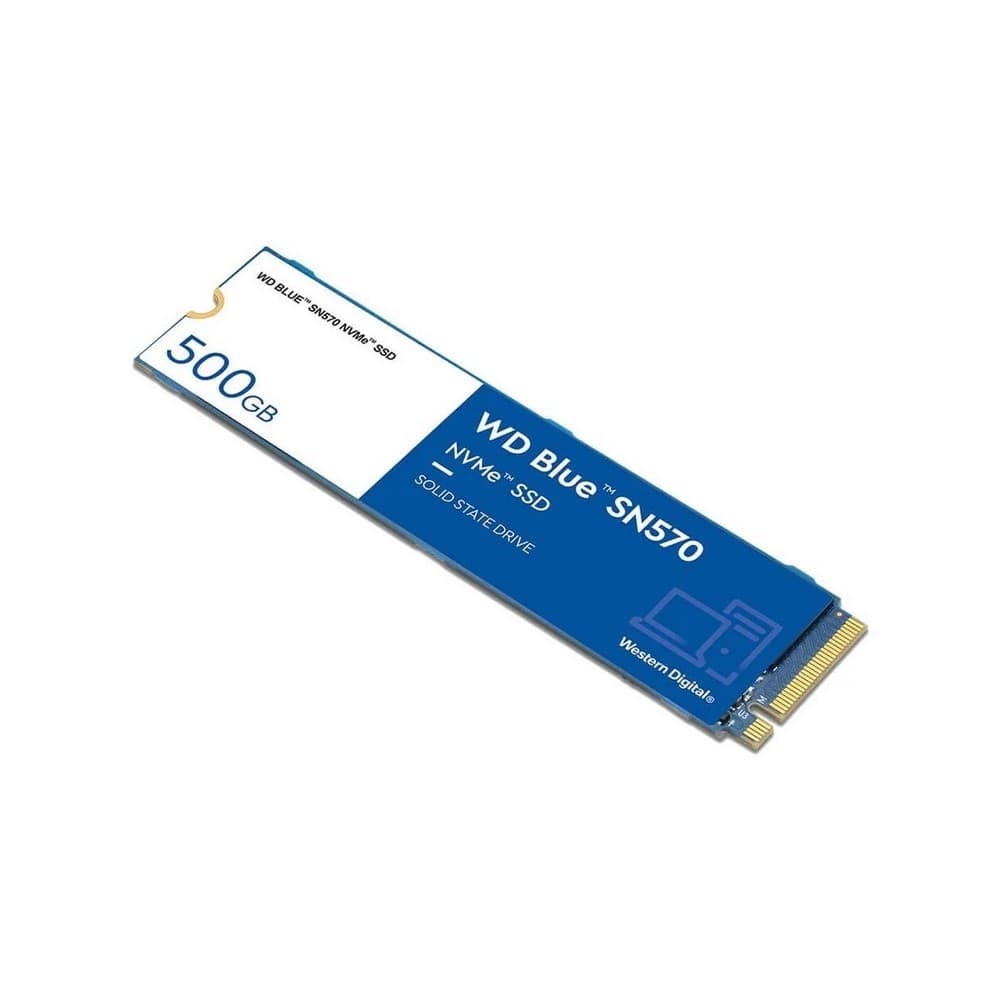 Unidad de estado sólido SSD Western Digital Blue SN570 500GB NVMe PCIe  lectura secuencial, vista 1