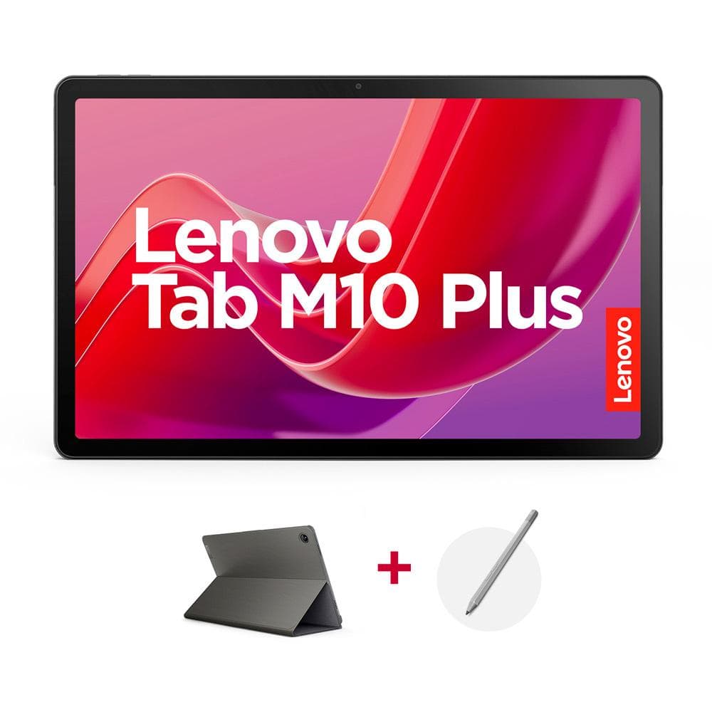 Tablet Lenovo M10 Plus (3RD Gen) TB128FU Pantalla 10,61" Pulgadas Conectividad WIFI Memoria 4GB + Almacenamiento 128GB Color Gris (Incluye Folio Case y Lapiz), vista 1