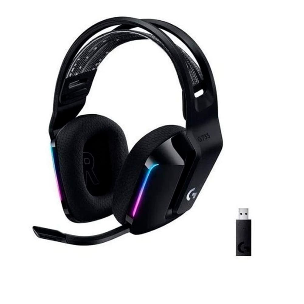 DIADEMA G733 WIRELES HEADSET- NEGRO, vista 1