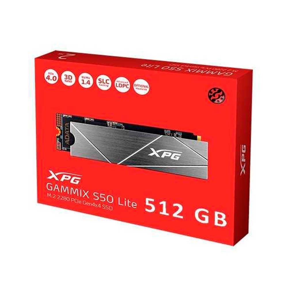 Unidad de estado sólido XPG gammix 512GB S50 lite PCIe gen4x4 M.2 2280, vista 1