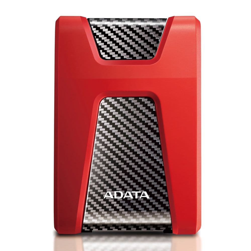 DISCO EXTERNO ADATA ANTIGOLPES HD650 1TB ROJO, vista 1