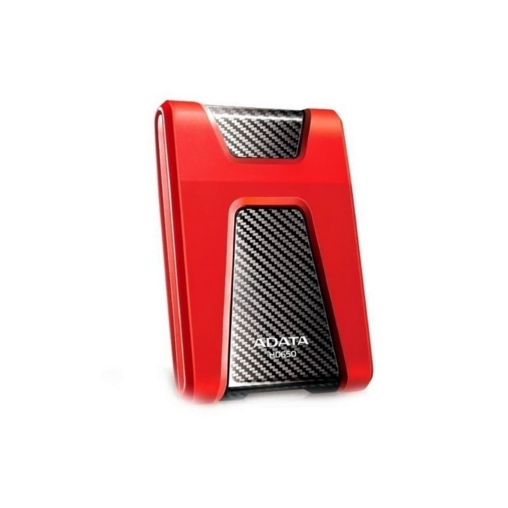 ADATA DISCO EXTERNO ANTIGOLPES HD650 2TB ROJO, vista 1