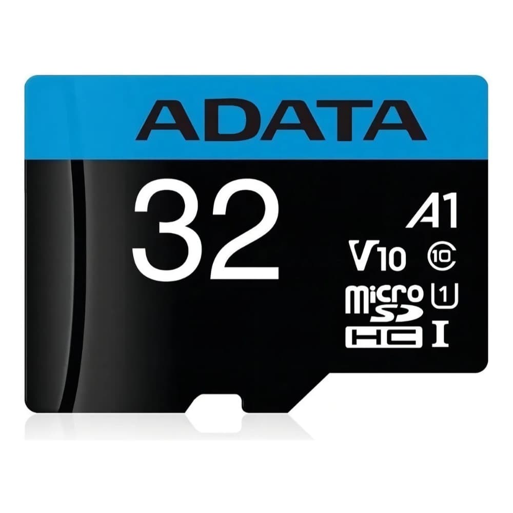 ADATA MEMORIA MICRO SD CON ADAPTADOR SD CLASS 10 A1 32GB, vista 1