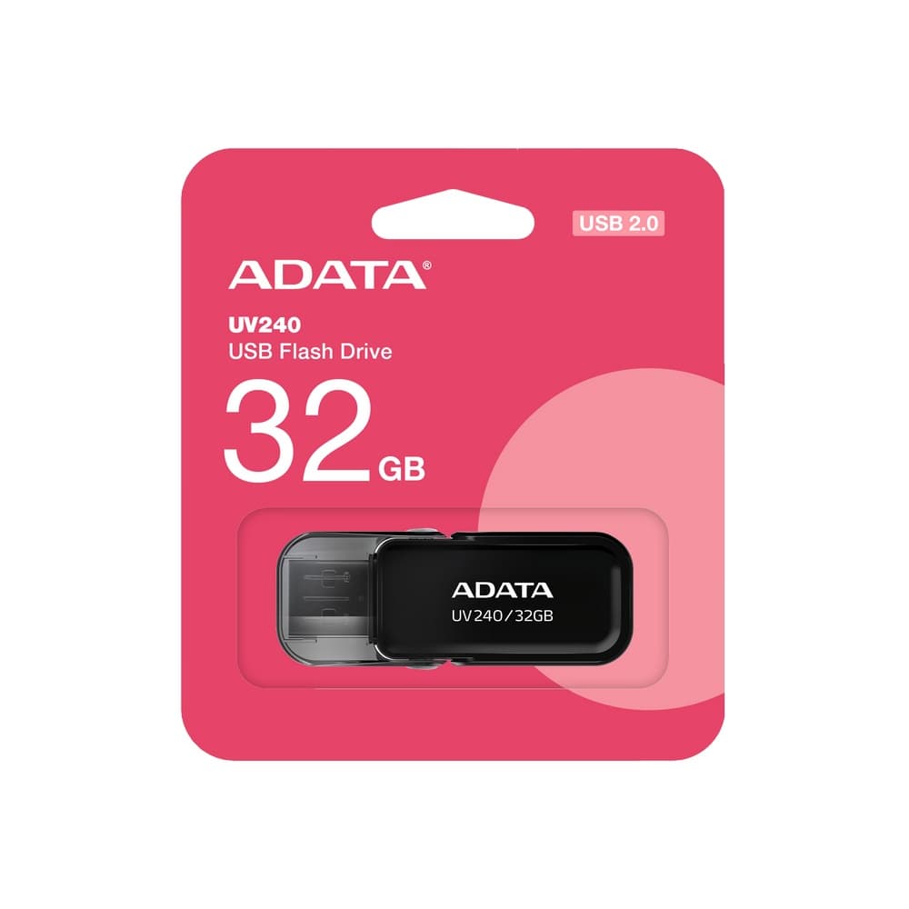 Memoria USB adata 32GB - USB 2.0 - Negro, vista 1