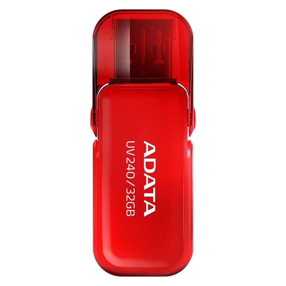 Memoria Adata USB 2.0 UV240 Escualizable 32GB, Roja, vista 1