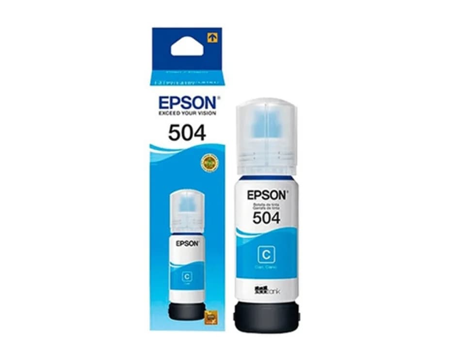 Botella de Tinta EPSON T504220 AL L4150/L4160 COLOR Cyan, vista 1