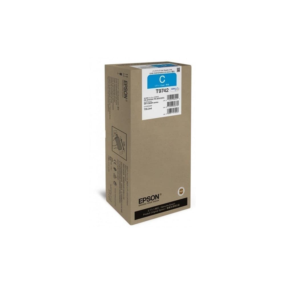 Bolsa Epson - T974220 - WF-C869R Cyan High Capacity Ink Pack (84.000 paginas), vista 1