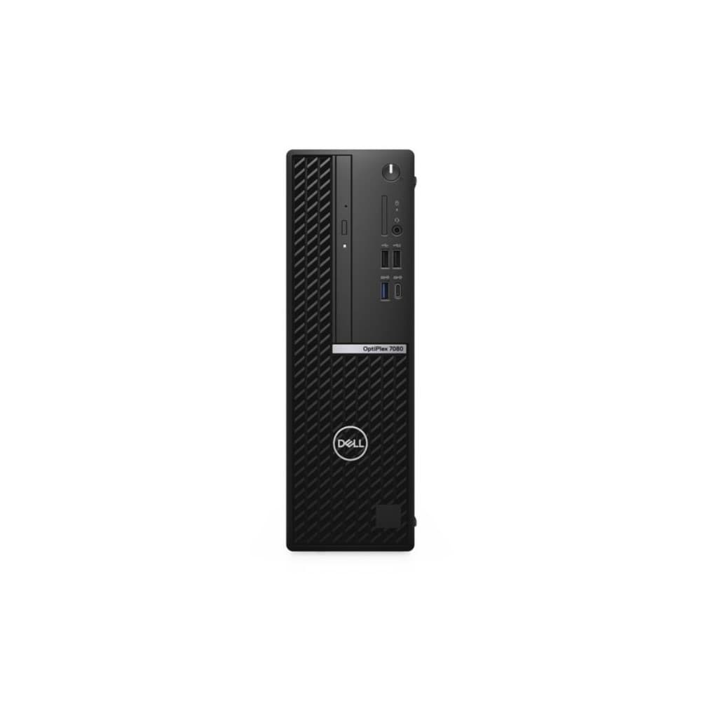 Pc Dell OptiPlex 7080 SFF Intel® Core ™ i7-10700 de décima generación (8 núcleos, caché de 16 MB, 2,9 GHz a 4,8 GHz, 65 W), Memoria DDR4 no ECC de 8GB, 1x8GB, Unidad de disco óptico de 8x DVD +/- RW de 9,5 mm, Unidad de disco duro SATA de 3,5 pulgadas y 1 TB a 7200 rpm, Sin tarjeta LAN inalámbrica, Windows 10 Pro 64bit Inglés, francés, español, 3 a, vista 1