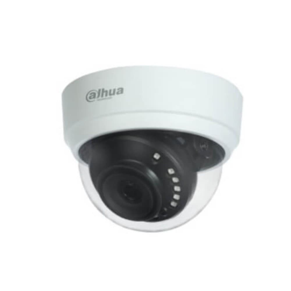 Camara Dahua Domo,2MP, Lente fijo 3,6mm, 4en1 (CVI/TVI/AHD/CVBS), Plastico, Smart IR20m, 12VDC., vista 1
