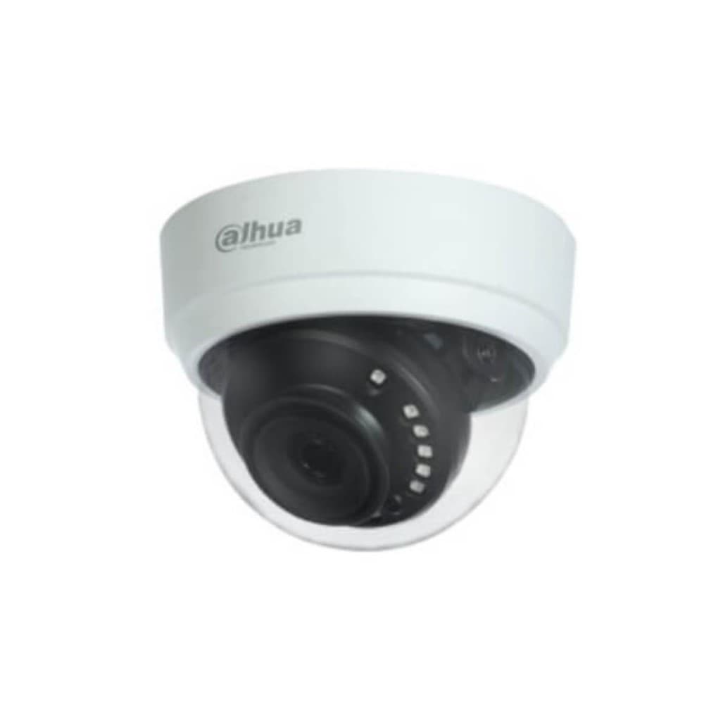 Camara Dahua Domo, 5MP, Lente fijo 2,8mm, 4en1 (CVI/TVI/AHD/CVBS), Plastico, Smart IR20m, 12VDC., vista 1