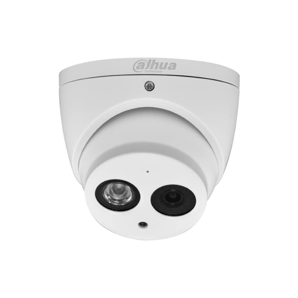 Camara Dahua Domo, 4MP, Lente fijo 2,8mm, 4en1 (CVI/TVI/AHD/CVBS), Audio micrófono integrado de un canal, DWDR, Smart IR50m, IP67, 12VDC., vista 1