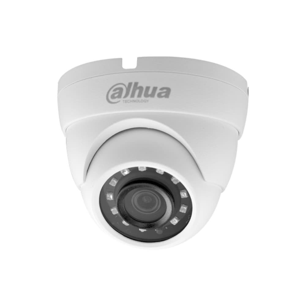 Camara Dahua Domo, 4MP, Lente fijo 2,8mm, 4en1 (CVI/TVI/AHD/CVBS), Metal, DWDR, Smart IR30m, IP67, 12VDC., vista 1