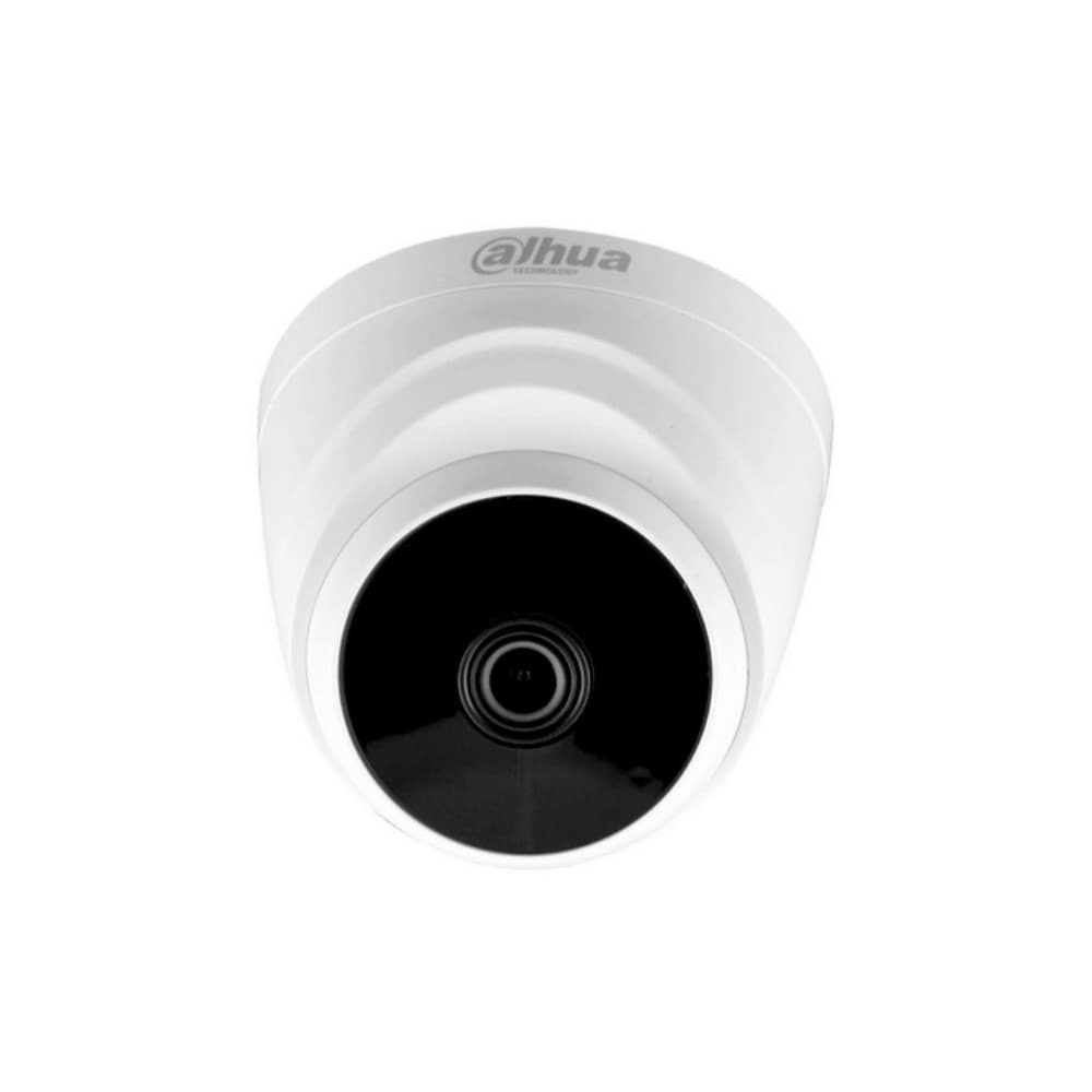 Camara Dahua Domo, 2MP, Lente fijo 2,8mm, 4en1 (CVI/TVI/AHD/CVBS), Plastico, DWDR, IR Smart Led 20m, 12VDC., vista 1