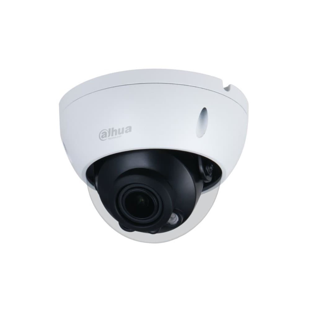 Camara Dahua Domo IP, 4MP, Lente Motorizado 2.7 mm–13.5 mm , H264/H265, WDR, IR40m, Tarjeta SD maximo 256GB, IP67 / IK10, 12VDC / POE., vista 1