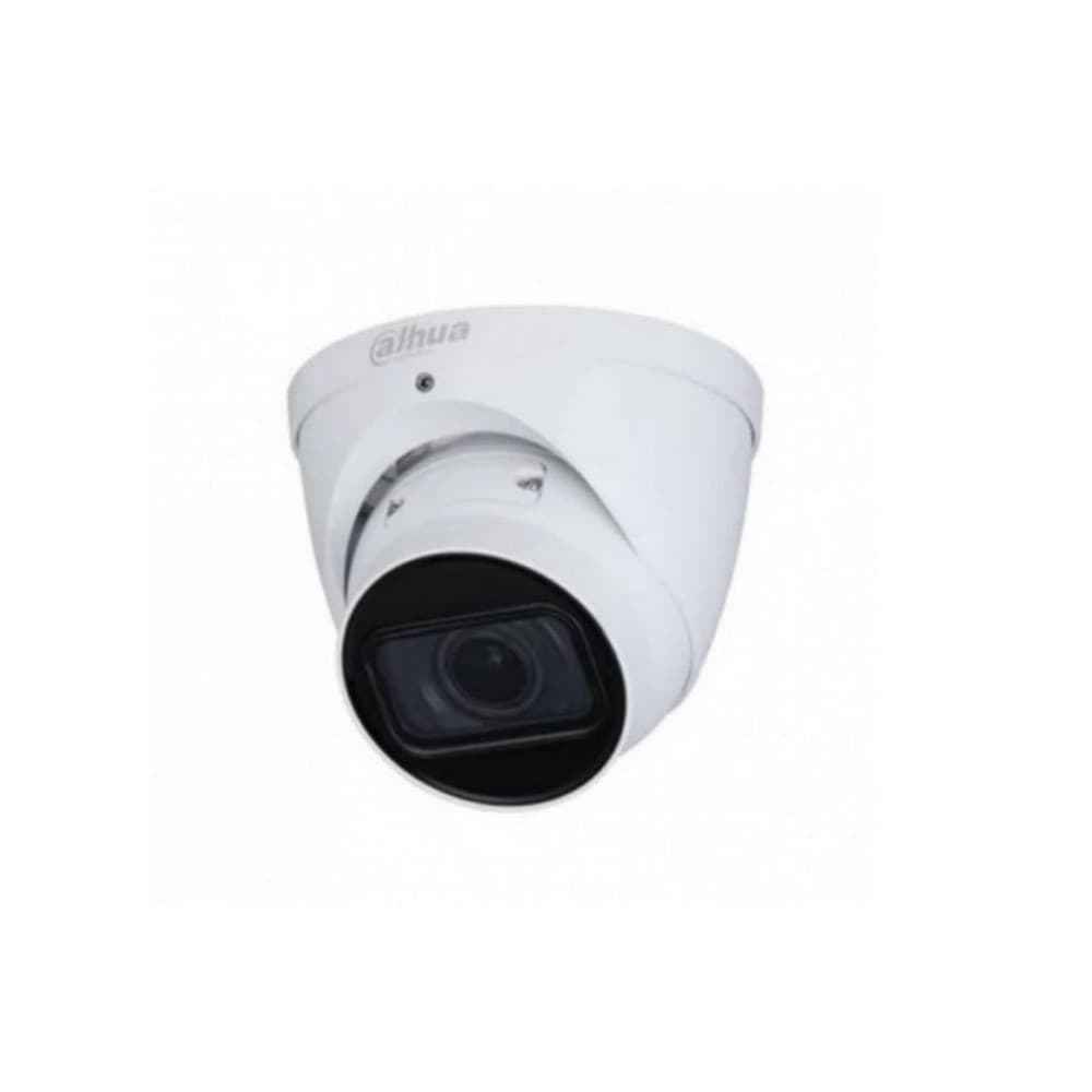 Camara Dahua Domo IP, 4MP, Lente fijo 2,8mm, H264/H265, WDR, IR30m, Tarjeta SD maximo 256GB, IP67, 12VDC / POE., vista 1