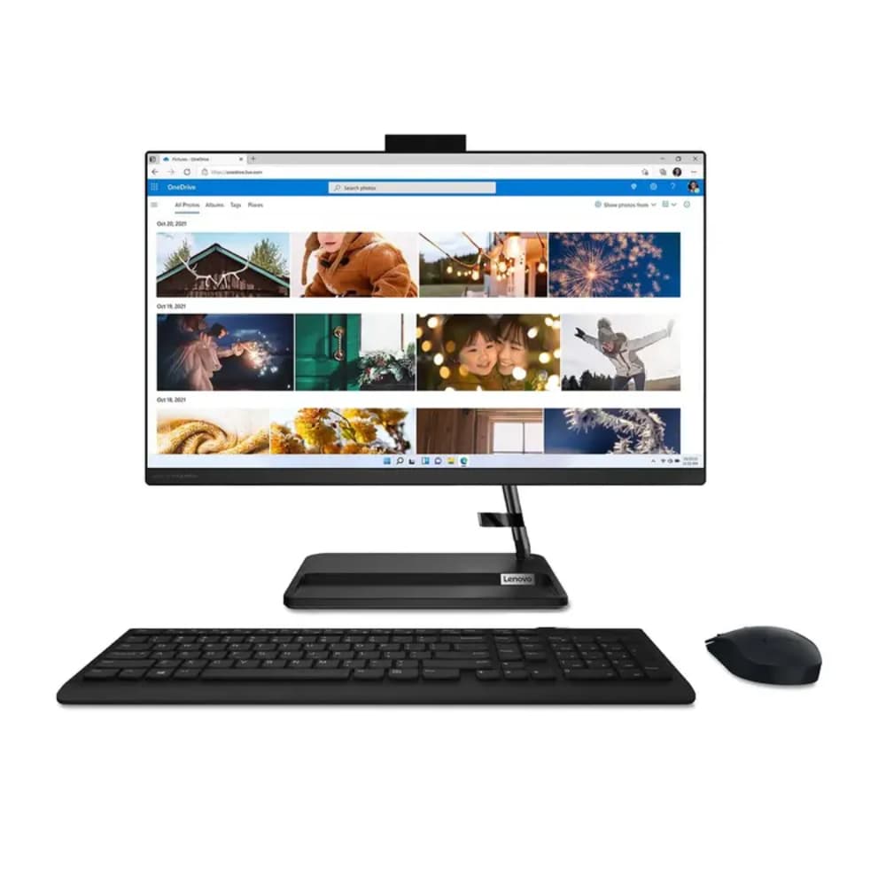 Todo en uno Lenovo IC 3 27IAP7 Intel Core i5 12450H 27" Pulgadas FHD Memoria 16GB Estado Solido 512GB Linux Color Negro, vista 1
