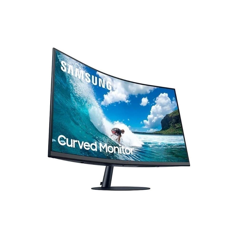 SAM MONITOR CURVO LCD - 27 Panel VA - 4MS- 75 HZ 1920 x 1080 - VGA-HDMI- DP, ALTAVOZ (Cable HDMI), vista 1