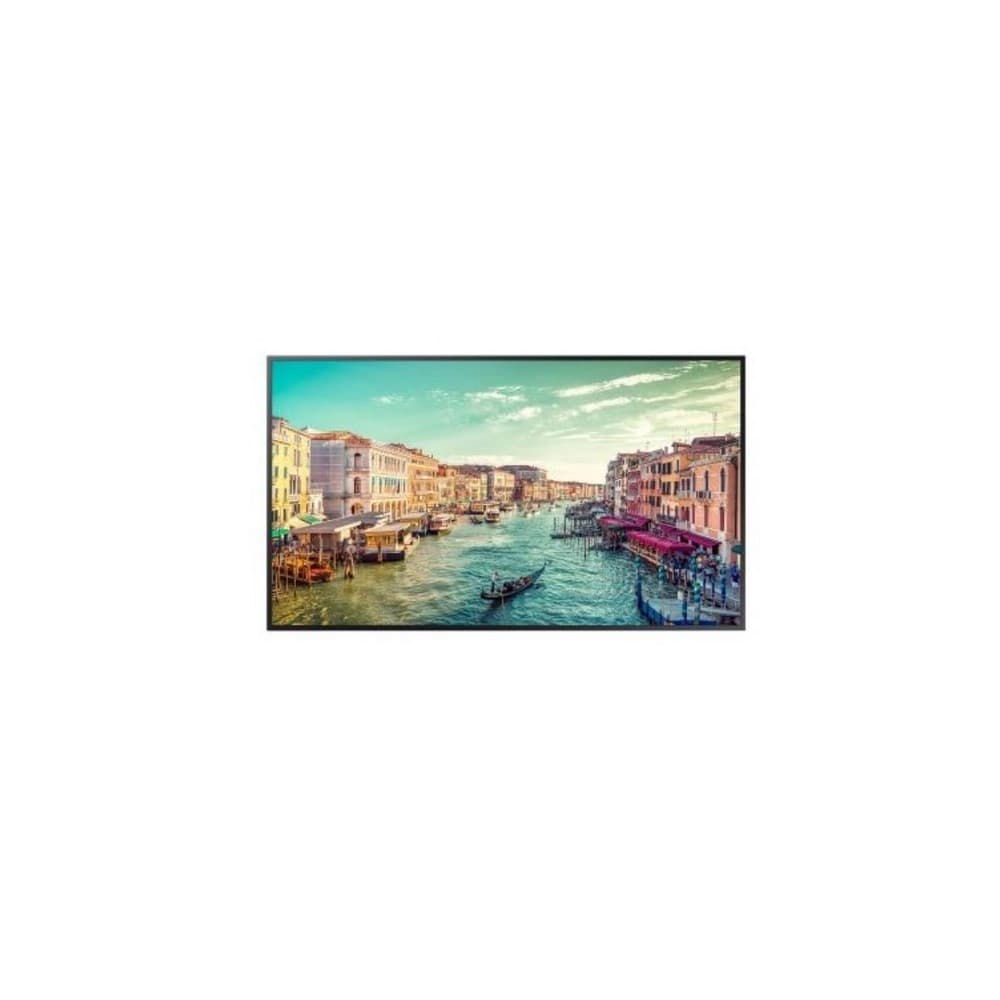Monitor industrial QM55R,Tamaño: 55,Resolución 3840X2160 (16:9) 4K UHD,Brillo 500nit,Certificación contra polvo IP5X, Contraste: 4000:1,Características: uso 24 horas/día,Panel Antirreflectivo, Sensor IR Central (Tras el panel), altavoces 10Wx2 , Reproductor embebido MagicInfo S6 (Basado en Tizen 4.0), SSSP 6.0, Web Browser, WiFi, 8GB almacenamient, vista 1
