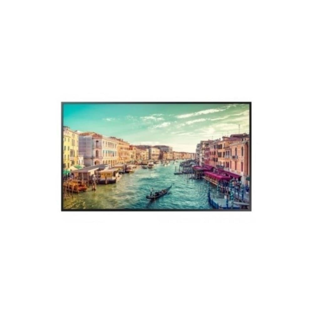 Monitor industrial QM55R,Tamaño: 55,Resolución 3840X2160 (16:9) 4K UHD,Brillo 500nit,Certificación contra polvo IP5X, Contraste: 4000:1,Características: uso 24 horas/día,Panel Antirreflectivo, Sensor IR Central (Tras el panel), altavoces 10Wx2 , Reproductor embebido MagicInfo S6 (Basado en Tizen 4.0), SSSP 6.0, Web Browser, WiFi, 8GB almacenamient, vista 1