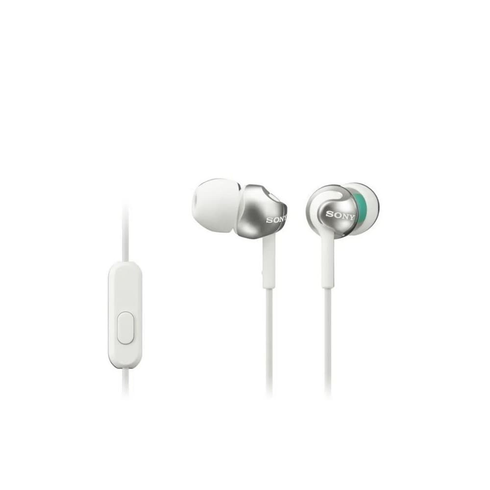 Audífonos internos Sony MDR-EX110AP color Blanco, vista 1