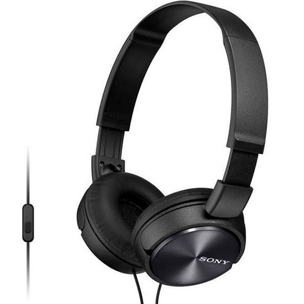 Audífonos de Diadema Sony MDR-ZX310AP color Negro diseño plegable micrófono integrado de alta calidad, vista 1