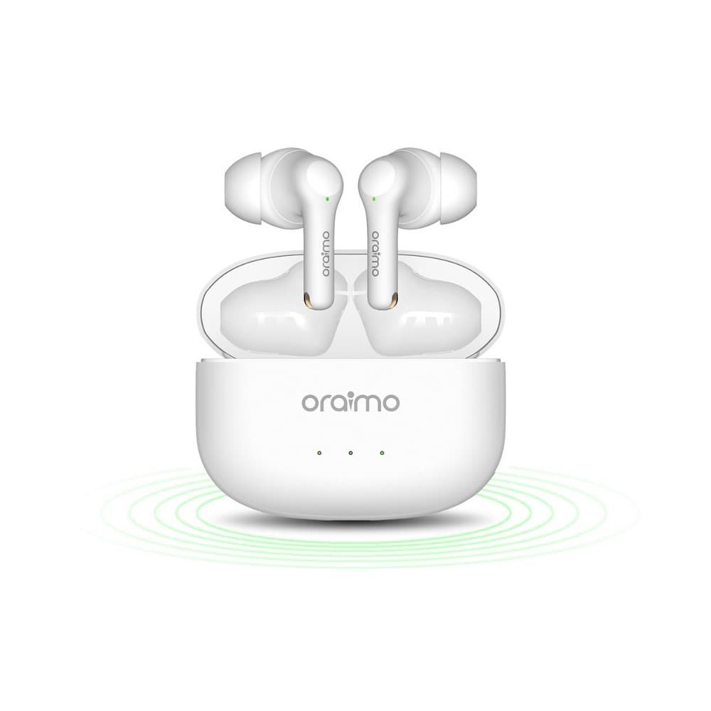 4895180769405 - Audifonos FreePods3 Oraimo Bluetooth Blanco, vista 1