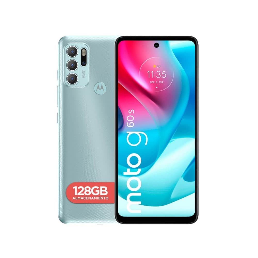 Celular Moto G60S Aqua 128GB, vista 1