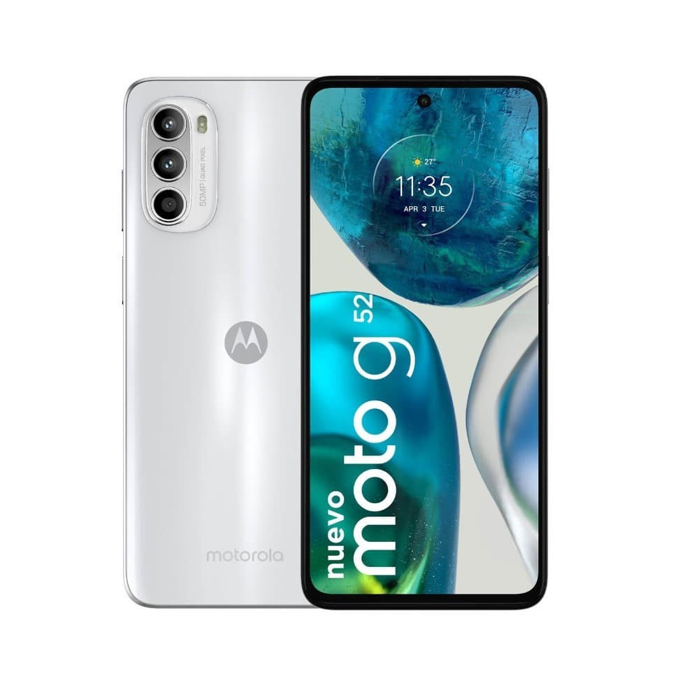 Celular Motorola g52 blanco, vista 1